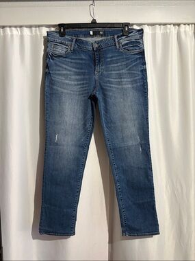 Kut from the Kloth Women's Medium Blue Straight Leg Jeans